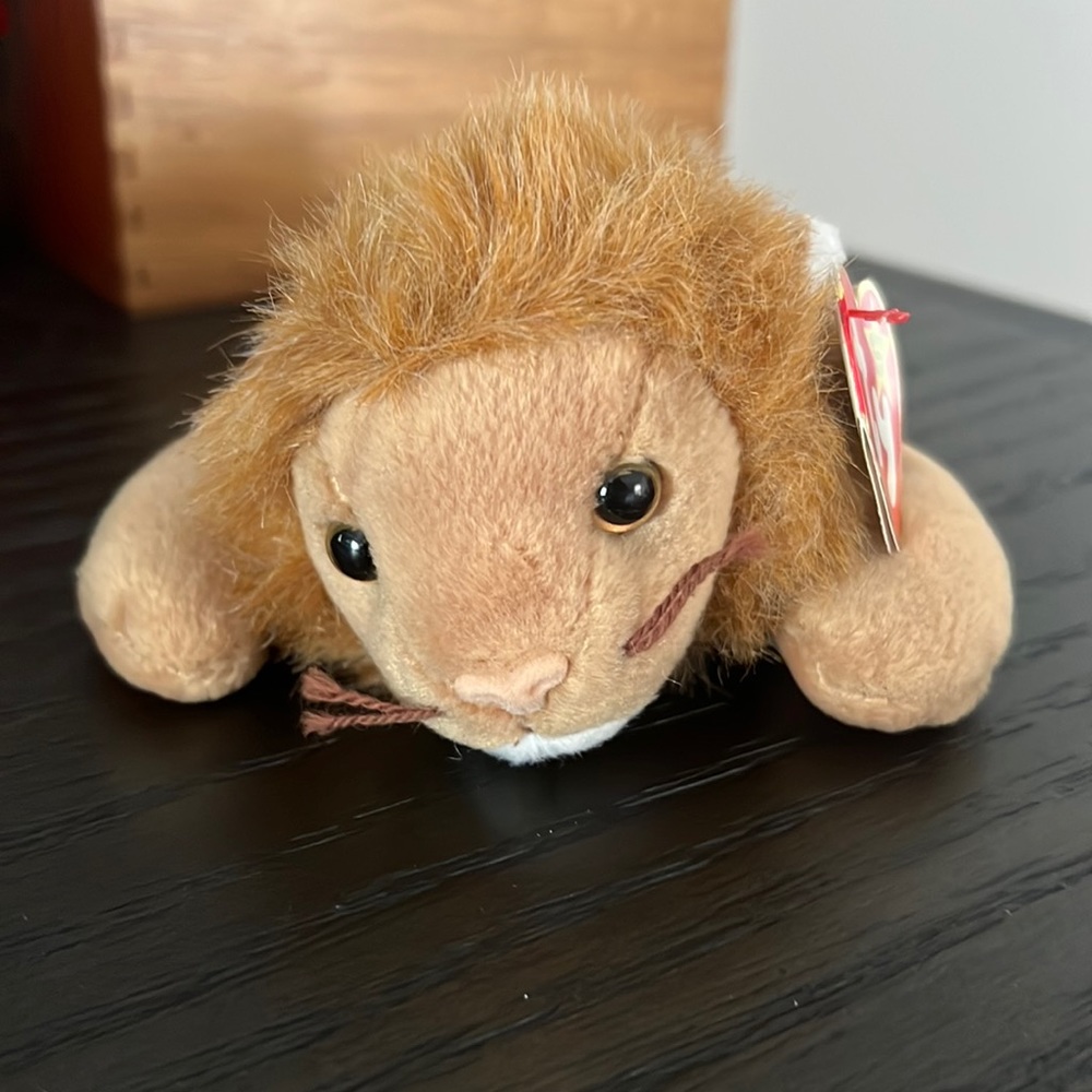 1996 Original Ty Beanie Baby, Roary the Lion